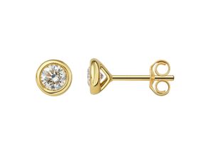 4067551574745 - Paar Ohrstecker Ohrringe Gr Damen 040 ct Diamanten goldfarben (gold) Damen Ohrstecker Gold Schmuck Zarge