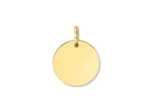 4067551588117 - Kette mit Anhänger ohne Gravur aus 333 Gelbgold Ø 110 mm Halsketten Gr Gelbgold 333 goldfarben (gold) Damen Ketten mit Anhänger