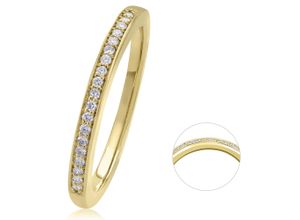 4067551765204 - Diamantring 009 ct Diamant Brillant Memoire Ring aus 585 Gelbgold Fingerringe Gr 50 Gelbgold 585-Diamanten goldfarben (gold) Damen Diamantringe Gold Schmuck Memoire