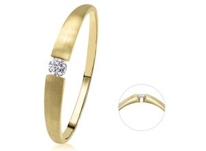 4067551819365 - Diamantring 003 ct Diamant Brillant Ring aus 585 Gelbgold Fingerringe Gr 48 mit Diamant Gelbgold 585-Diamanten goldfarben (gold) Damen Diamantringe Gold Schmuck