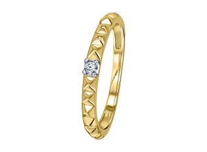 4067551820484 - Diamantring 004 ct Diamant Brillant Ring aus 585 Gelbgold Fingerringe Gr 50 mit Diamant Gelbgold 585-Diamanten goldfarben (gold) Damen Diamantringe Gold Schmuck