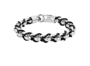 4067551936109 - Edelstahlarmband ADELIA´S Damen Armband aus Edelstahl 21 cm Armbänder Gr 21 Edelstahl silberfarben (silber) Damen