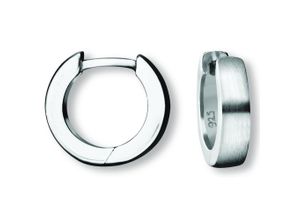 4067551947983 - Paar Creolen Ohrringe aus 925 Silber Ø 124 x 30 mm Ohrringe Gr Damen Silber 925 (Sterlingsilber) silberfarben (silber) Damen Silber Schmuck