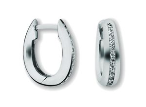 4067551949246 - Paar Creolen Zirkonia Ohrringe aus 925 Silber Gr Damen mit Zirkonia Silber 925 (Sterlingsilber) silberfarben (silber) Damen Silber Schmuck 4067551949246 - Paar Creolen Zirkonia Ohrringe aus 925 Silber Gr Damen mit Zirkonia Silber 925 (Sterlingsilber) silberfarben (silber) Damen Silber Schmuck