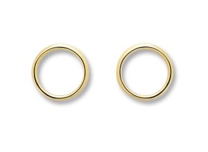 4067551950105 - Paar Ohrstecker Kreis Ohrringe aus 333 Gelbgold Gr Damen Gelbgold 333 goldfarben (gold) Damen Ohrstecker Gold Schmuck Kreis