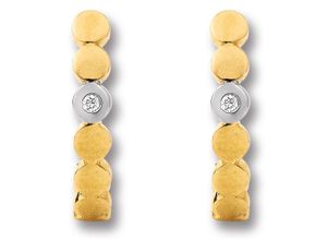 4067551950617 - Paar Ohrstecker 002 ct Diamant Brillant Ohrringe aus 585 Gelbgold Gr Damen 002 ct mit Diamant Diamanten goldfarben (gold) Damen Ohrstecker Gold Schmuck