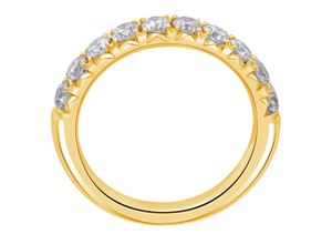 4067551967448 - Diamantring 015 ct Diamant Brillant Memoire Ring aus 585 Gelbgold Fingerringe Gr 52 Gelbgold 585-Diamanten goldfarben (gold) Damen Diamantringe Gold Schmuck Memoire