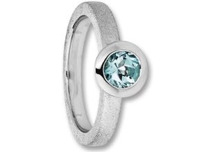 4067551984193 - Silberring Blau Topas Ring aus 925 Silber Fingerringe Gr 52 Silber 925 (Sterlingsilber) silberfarben (silber) Damen Silber Schmuck