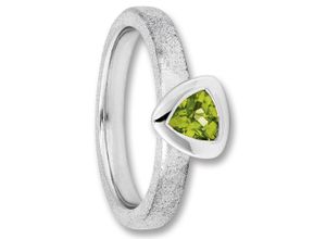 4067551984292 - Silberring Peridot Ring aus 925 Silber Fingerringe Gr 52 Silber 925 (Sterlingsilber) silberfarben (silber) Damen Silber Schmuck