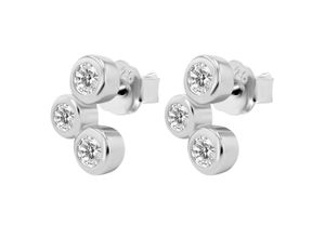 4067551998343 - Paar Ohrstecker ADELIA´S Damen aus 925 Silber mit Zirkonia Ohrringe Gr Damen silberfarben (silber) Damen