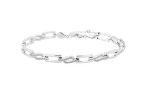 4067551999821 - Armband ADELIA´S Damen aus 925 Silber mit Zirkonia 18+3 cm Armbänder Gr 18 + 3 Silber 925 (Sterlingsilber) silberfarben (silber) Damen Armbänder Silber