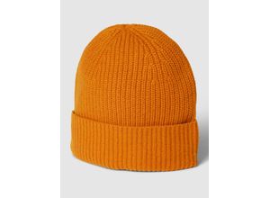 4067557184818 - Beanie aus reinem Kaschmir mit breitem Umschlag