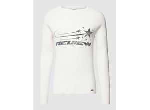 4067557330307 - Enger Ripp-Strick Pullover TECHNO mit Logo