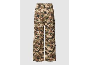 4067557332417 - Cargohose mit Military Cameo Print