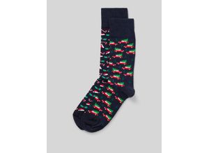 4067557473288 - Socken mit Baumwolle und Motiv-Stitching 2er-Pack