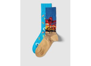 4067557476029 - Socken mit Motiv-Print im 2er-Pack