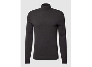 4067557574169 - Rollkragenpullover in Melange-Optik