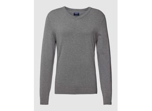4067557577382 - Strickpullover aus Viskose-Mix mit V-Ausschnitt