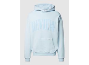 4067557677020 - Hoodie mit Label-Print und Känguru-Tasche