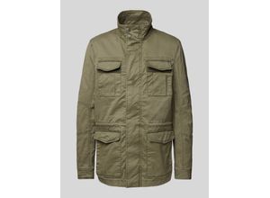 4067557726834 - Jacke mit Pattentaschen und Stehkragen