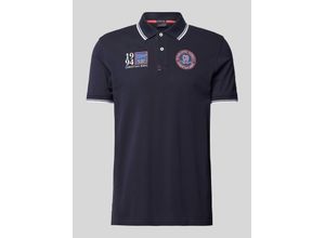 4067557729323 - Regular Fit Poloshirt mit Label-Badges