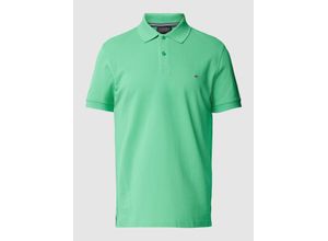 4067557731647 - Slim Fit Poloshirt im unifarbenen Design