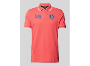 4067557733948 - Regular Fit Poloshirt mit Label-Badges