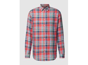 4067557740250 - Regular Fit Freizeithemd aus Leinen mit Tartan-Karo