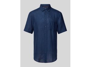 4067557741806 - Regular Fit Leinenhemd mit Button-Down-Kragen