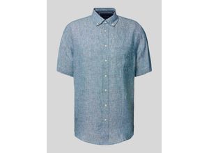 4067557742520 - Regular Fit Freizeithemd aus Leinen mit Button-Down-Kragen