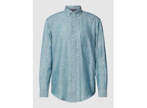 4067557745200 - Regular Fit Leinenhemd mit Button-Down-Kragen