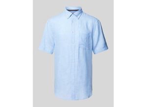 4067557747082 - Regular Fit Leinenhemd mit Button-Down-Kragen