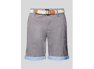 4067557771001 - Slim Fit Bermudas mit Gürtel