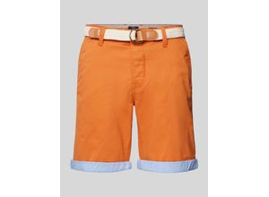 4067557771353 - Slim Fit Bermudas mit Gürtel