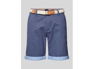 4067557771476 - Slim Fit Bermudas mit Gürtel