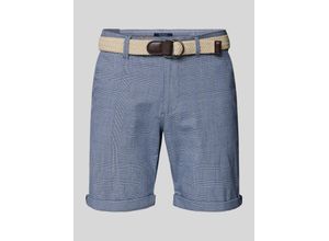 4067557782175 - Slim Fit Bermudas mit Glencheck-Muster