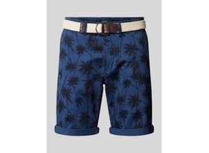 4067557783943 - Slim FIt Bermudas mit Gürtel