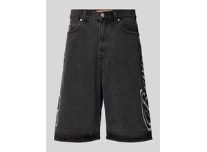 4067557820112 - Jeansshorts mit Label-Print