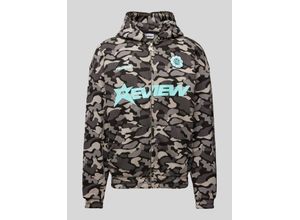 4067557823380 - Sweatjacke mit Camouflage-Muster