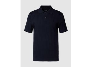 4067557839145 - Poloshirt mit Zopfmuster