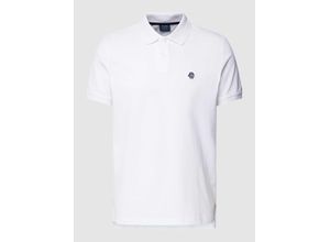 4067557842404 - Poloshirt mit Label-Stitching