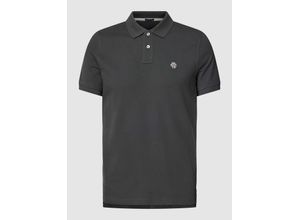 4067557844002 - Poloshirt mit Label-Stitching