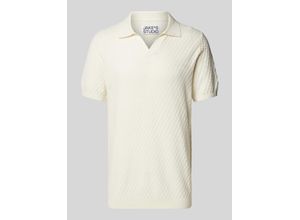 4067557847379 - Regular Fit Poloshirt mit Strukturmuster