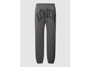 4067557855404 - Sweatpants mit Label-Strasssteinbesatz