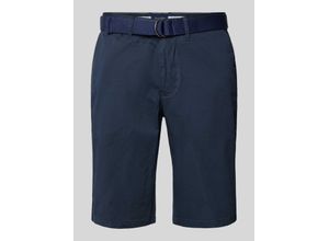 4067557877352 - Slim Fit Chino-Shorts mit Gürtel