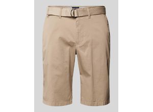 4067557879899 - Slim Fit Chino-Shorts mit Gürtel