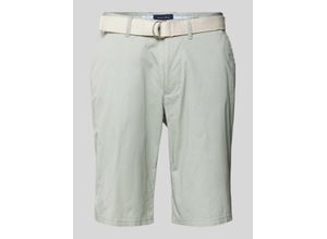 4067557908377 - Slim Fit Chino-Shorts mit Gürtel