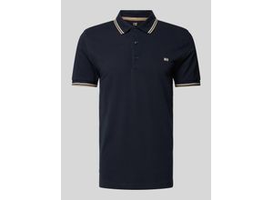 4067557943613 - Poloshirt mit Label-Detail