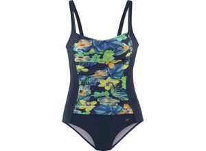 4067601059963 - LASCANA Tropic Badeanzug exotisches Design Softcups für Damen blau 42B