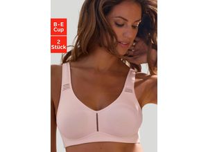 4067601349453 - Große Größen Doppelpack T-Shirt-BHs rosé+weiß Gr100D